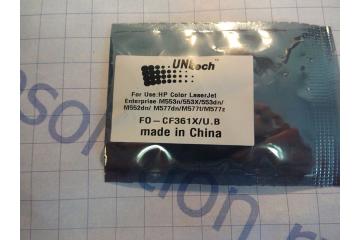 Чип для картриджа CF361X HP CLJ Enterprise M552/ M553/M557 синий (9500 стр.) (100%)