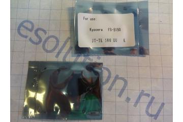 Чип чёрный для TK-580K Kyocera FS-5150 (чёрный, 3500 стр.) (100%)