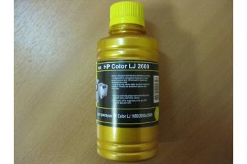 Тонер жёлтый HP Color LJ 1600/ 2600/ 2605 (бут. 90 г) (Mitsubishi)